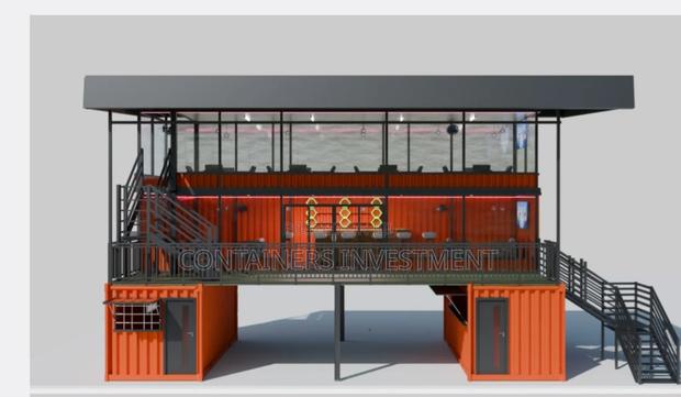 Shipping Container Bar From 2 20fts And 40ft Coming Up.
