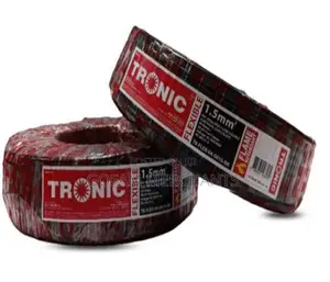 Tronic Electrical Cable 1.5mm 4 Core Flexible Black