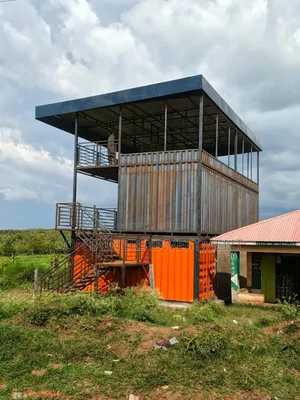 Shipping Container Bar From 2 20fts And 40ft Coming Up.