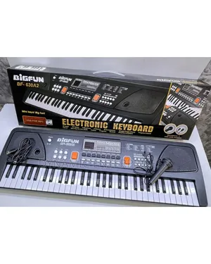 61 Keys Electric Piano With Microphone and Charging Cable