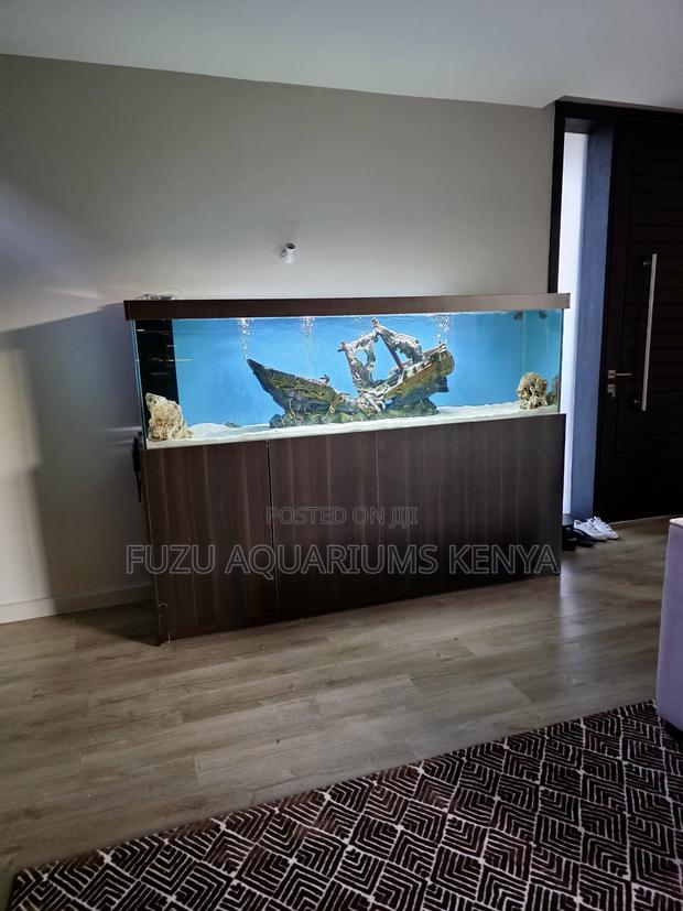 Vibrant Fish, Stunning Cabinet, Instant Aquarium - main view