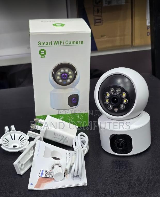 Dual Lens 4g Indoor Wireless PTZ Camera With Night Vision Full Hd
