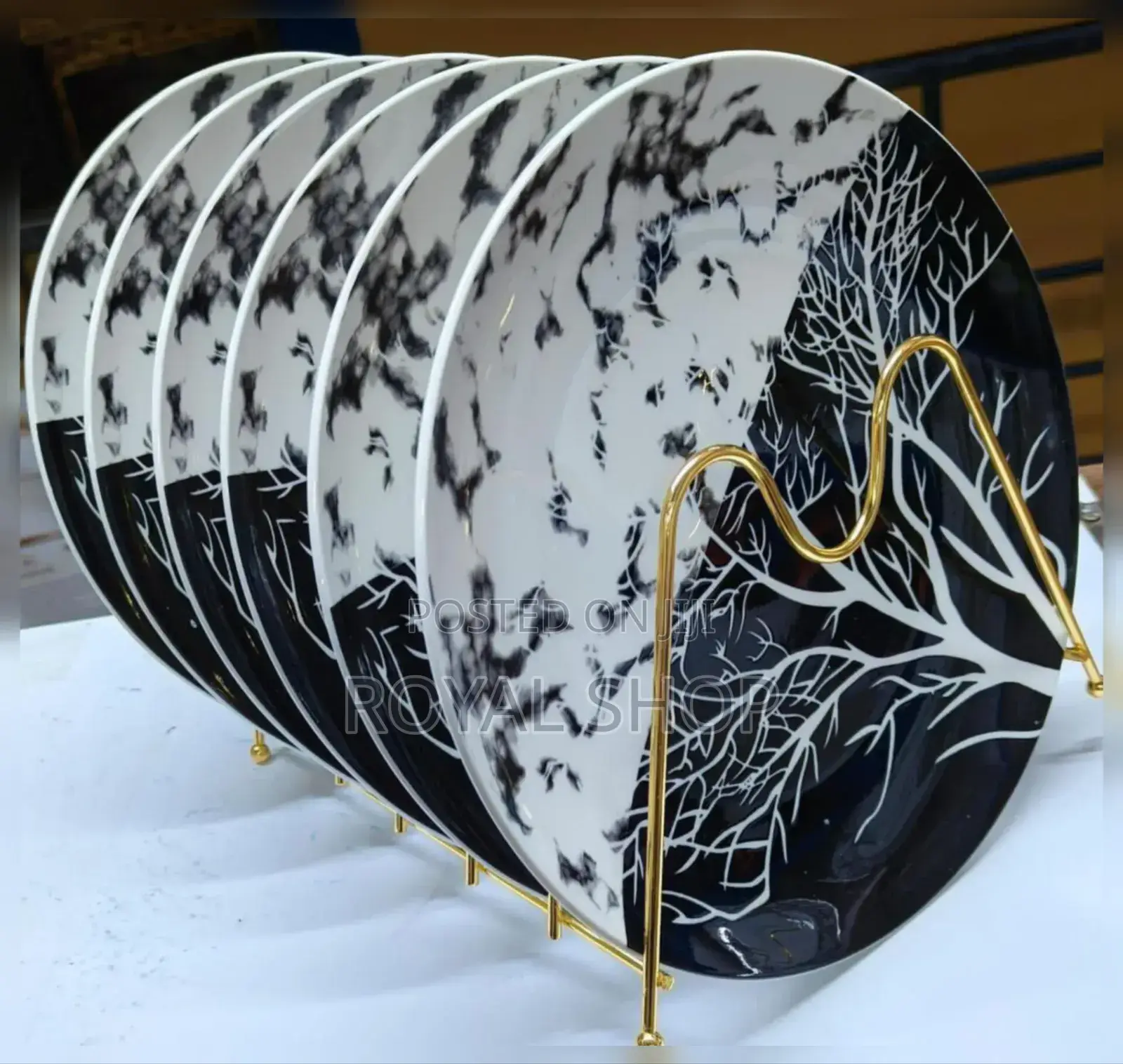 Tree Plate Set of 6 PCS