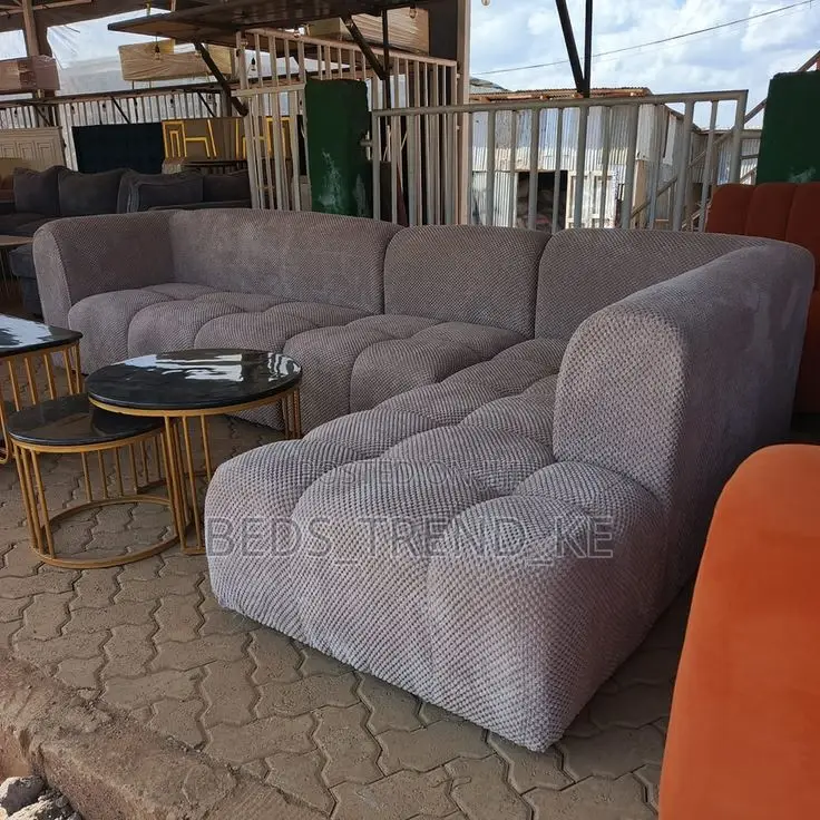 Tailored 6 Seater Bubble L Sofa