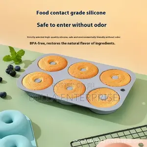 3d Donut Shape Silicon Baking Cake Tin