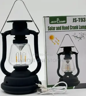 Js-T93 Solar and Hand Crank Lamp.