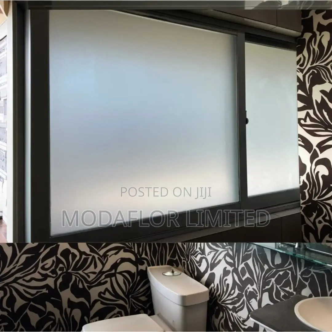 Durable Frosted Window Film _ Smooth Matte Finish
