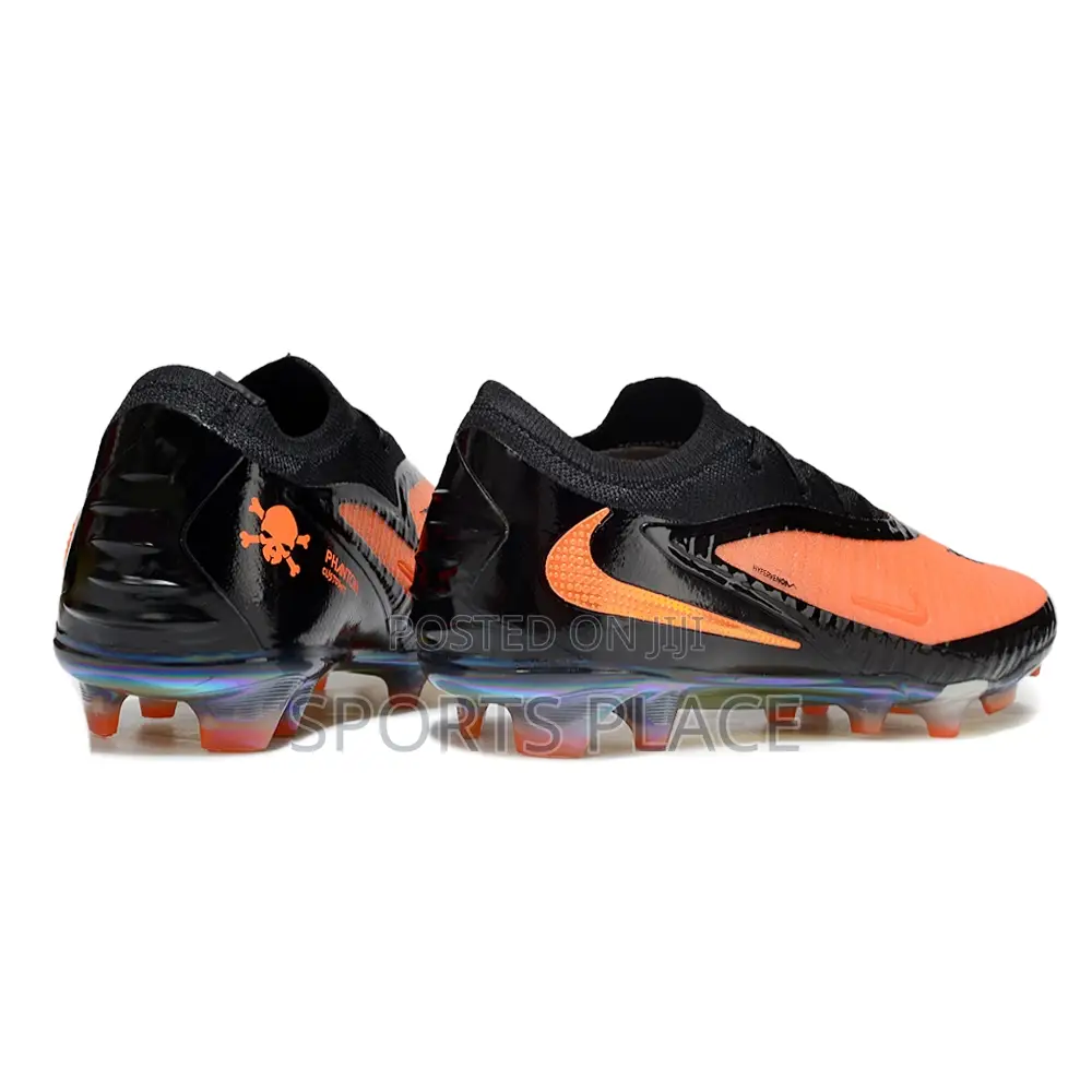 Nike Phantom Gx Elite Low Fg Black and Orange Football Boots