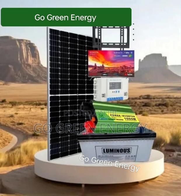 500aw Solar Kit +32" Tv