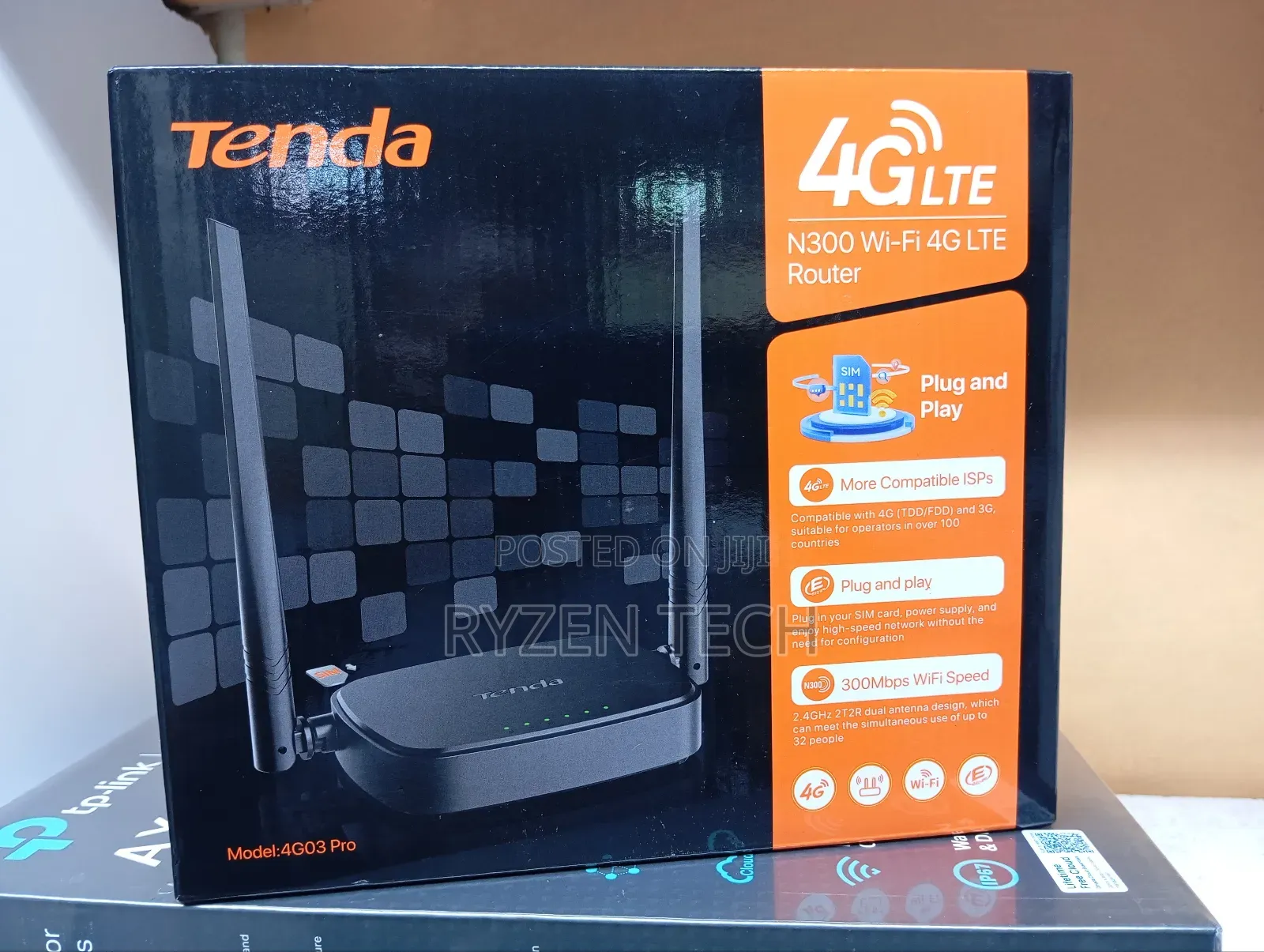 Tenda 4g03 Pro 3g/4g Lte N300 Wi-Fi Router