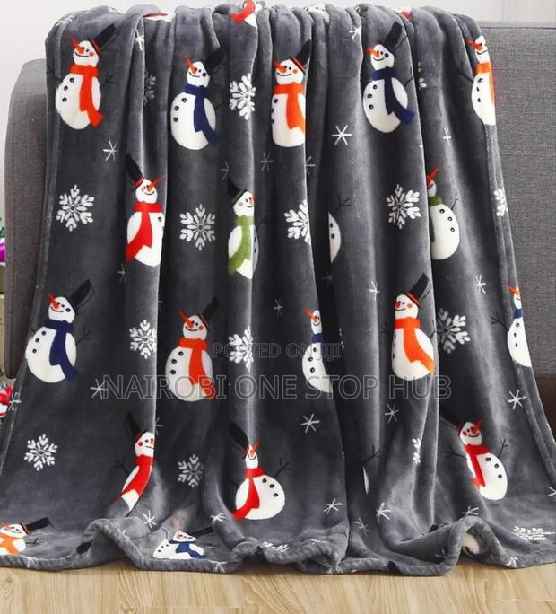 Christmas Reindeer Snowflake Blanket