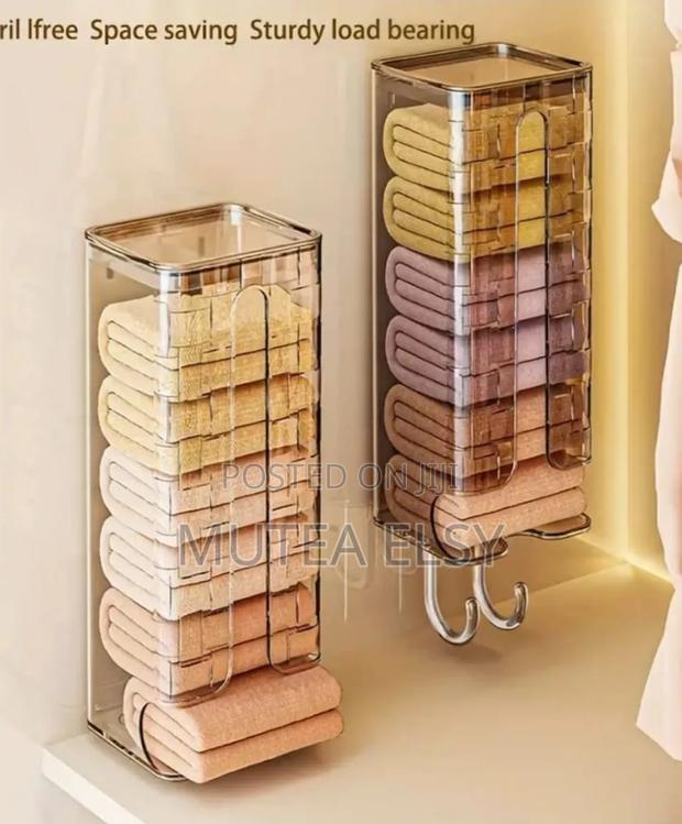 Clear Wall Mounted Socks Underwear Storage Box - main view