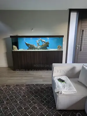 Enchanting Ready-to-Go Aquarium Cabinet – Pure Aquatic Elegance