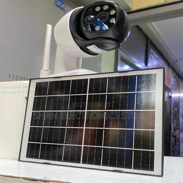 4g Sim Solar PTZ Security Camera V389 Pro– Smart Solar CCTV - main view