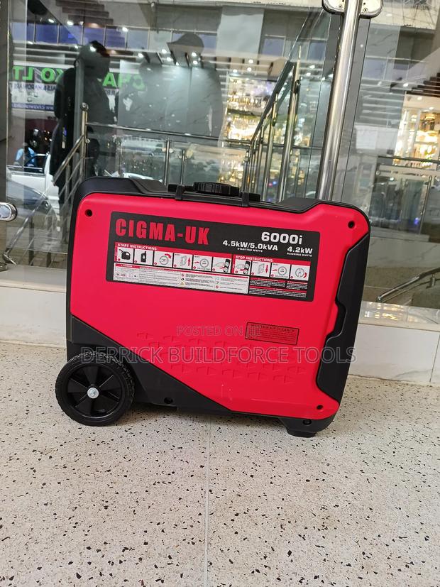 Gasoline Inverter Silent Generator Km6000i- Cigma-Uk 6kva - main view