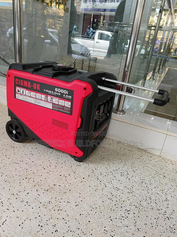 Gasoline Inverter Silent Generator Km6000i- Cigma-Uk 6kva - thumbnail 2