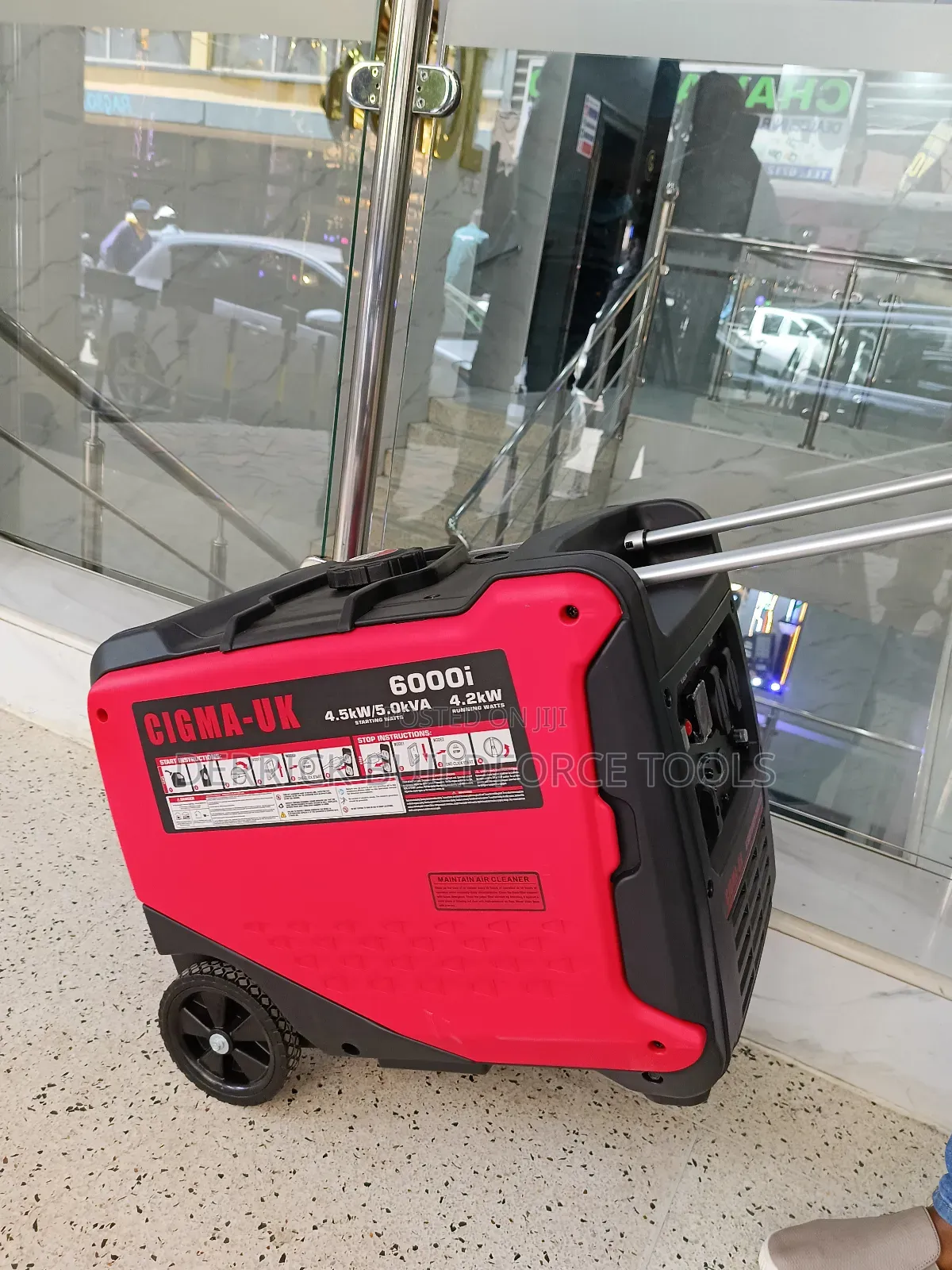 Gasoline Inverter Silent Generator Km6000i- Cigma-Uk 6kva
