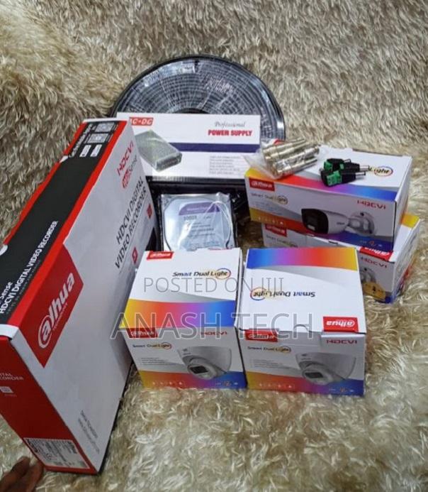 Dahua 4 CCTV Camera Full Kit 2mp 500gb 50m Cable