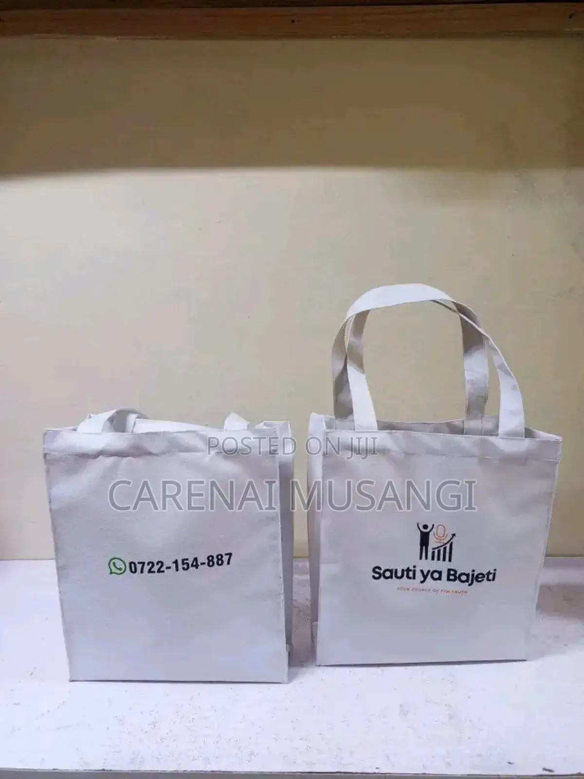 Branded Heavy-Duty Tote Bag