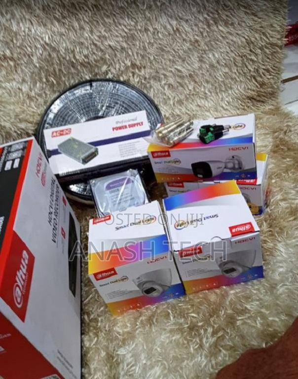 Full Color Dahua 4 Channel Full Kit CCTV Cameras Package - main view