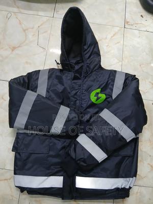 Hooded Navy Blue Reflective Full Jackets in Nairobi - thumbnail 2