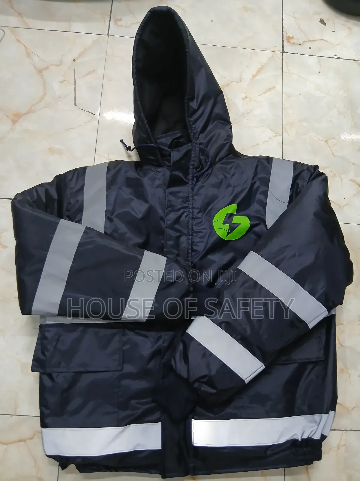 Hooded Navy Blue Reflective Full Jackets in Nairobi
