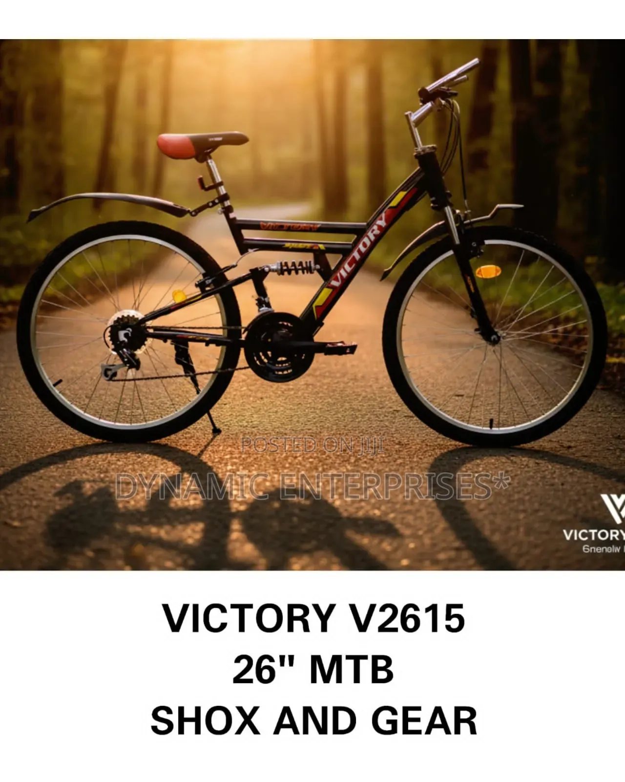 Victory V2615 26" MTB Mountain Bike With Shox and Gear