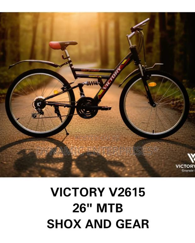Victory V2615 26" MTB Mountain Bike With Shox and Gear