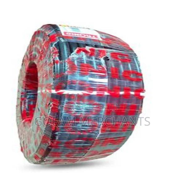Tronic 3 Core Flexible PVC Insulated Electrical Cable Black 6mm