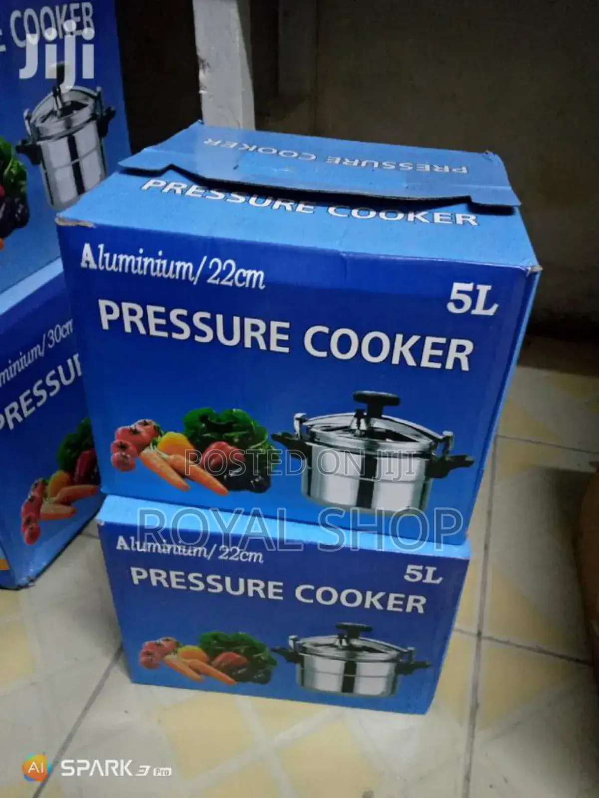 Aluminum Pressure Cooker 5 LTS