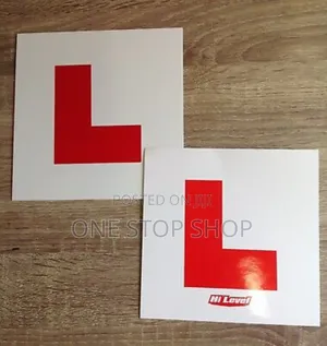 2pcs Waterproof Learner L Plate