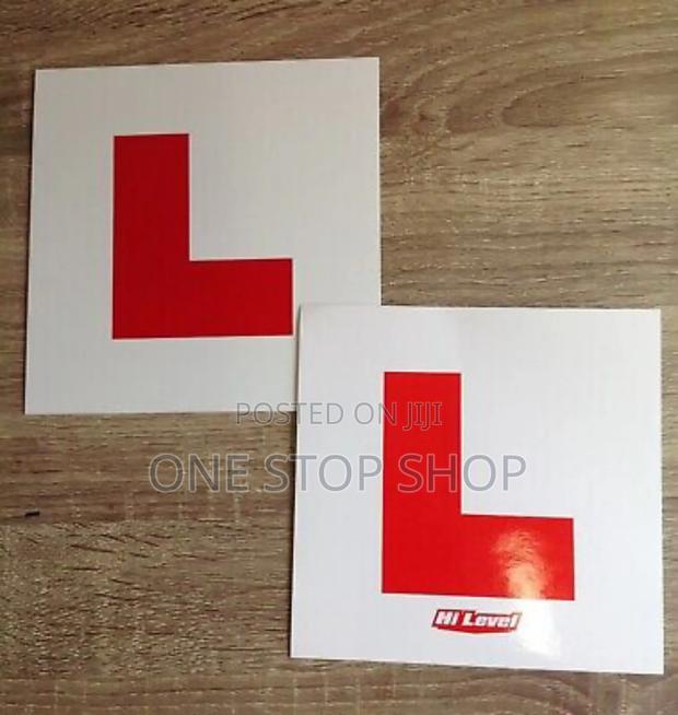 2pcs Waterproof Learner L Plate - main view