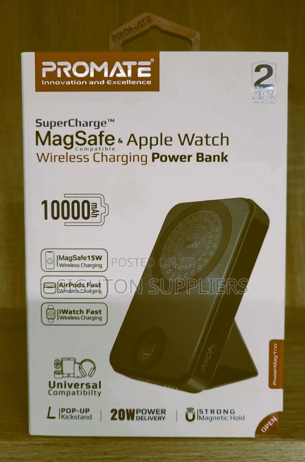 Promate Magsafe Apple Watch Wireless Charging 10000mah Power Bank