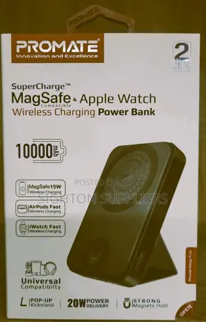 Promate Magsafe Apple Watch Wireless Charging 10000mah Power Bank