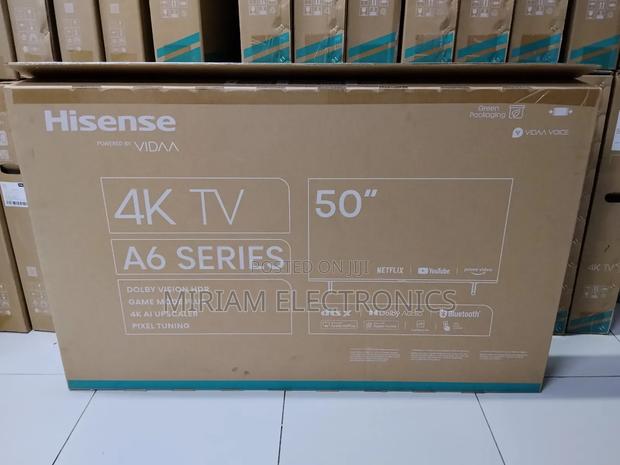 Hisense 50 Inch Smart Uhd Frameless Tv 50a6n (2025 Model) - thumbnail 3