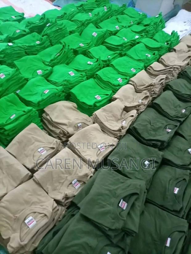Cotton Round Neck Tshirts in Bulk - thumbnail 3