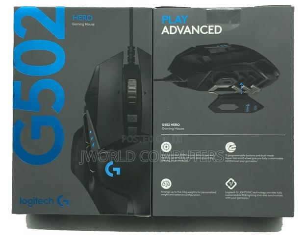 Logitech G502 Hero Mouse Wired - main view
