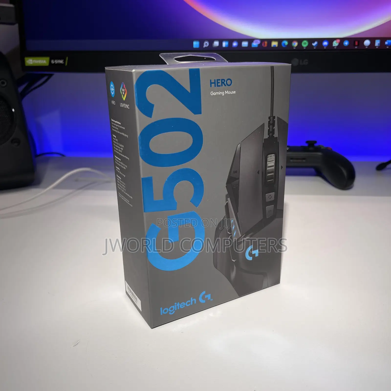 Logitech G502 Hero Gaming Mouse With Hero Sensor