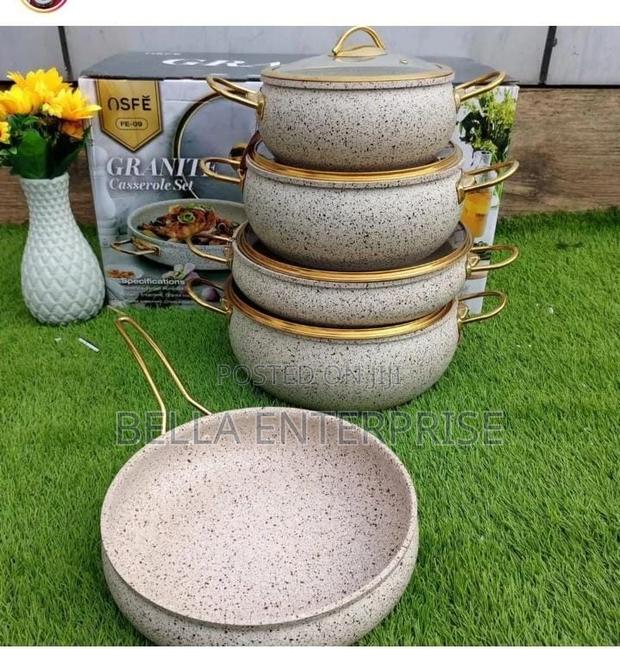 9pcs Granite Coating Kitchen Cookware Set - main view