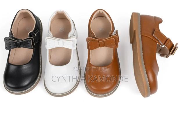 Leather Kids Dolly Shoes - main view