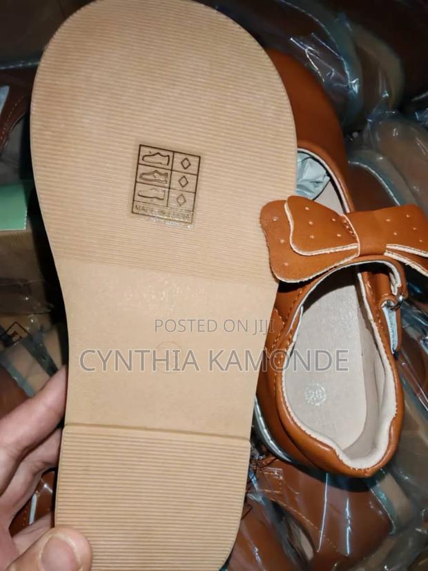 Leather Kids Dolly Shoes - thumbnail 3