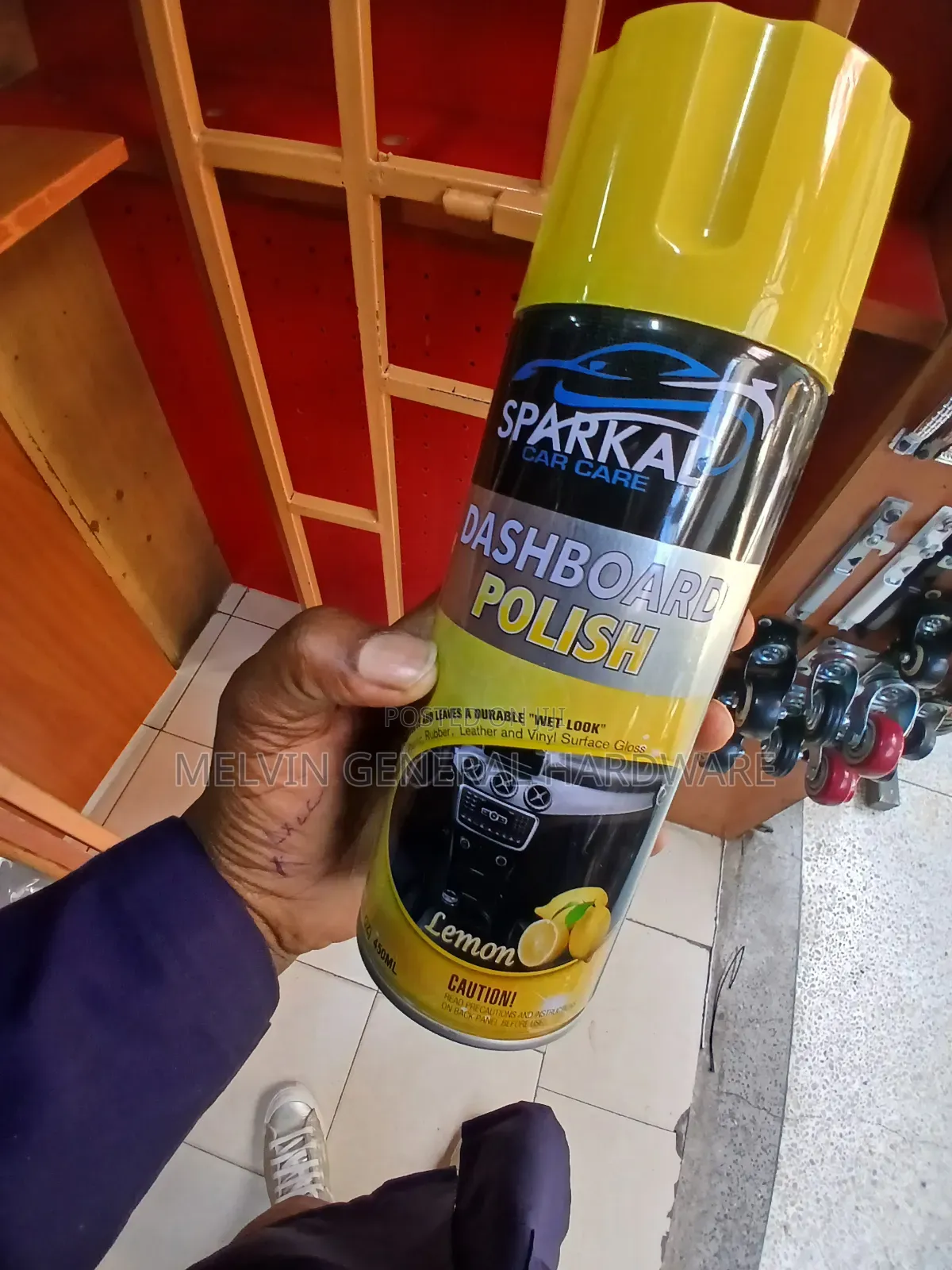 Sparkal Dashboard Polish Lemon