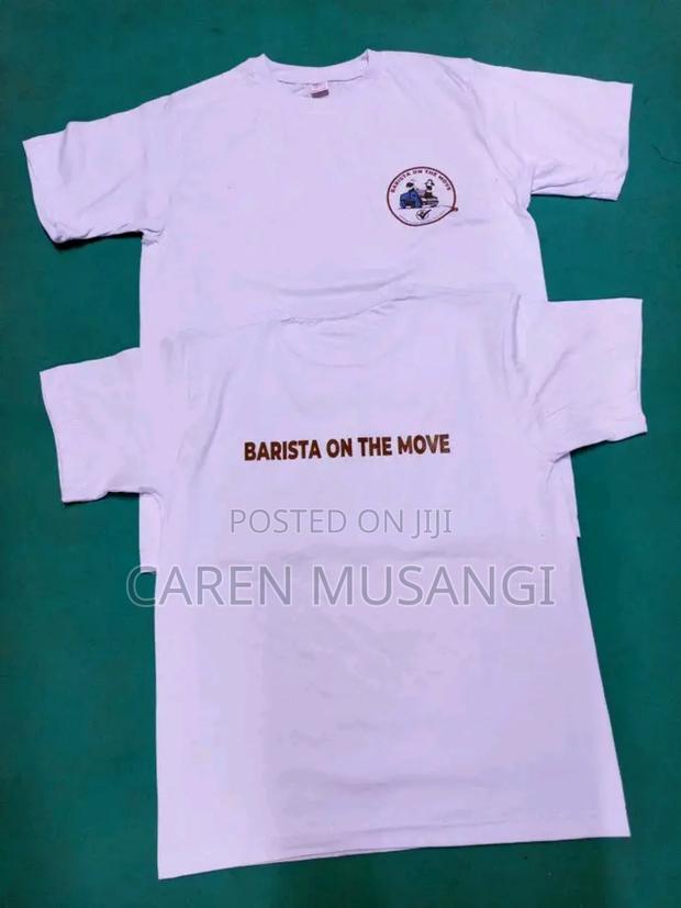 Printed Cotton Round Neck Tshirts - main view