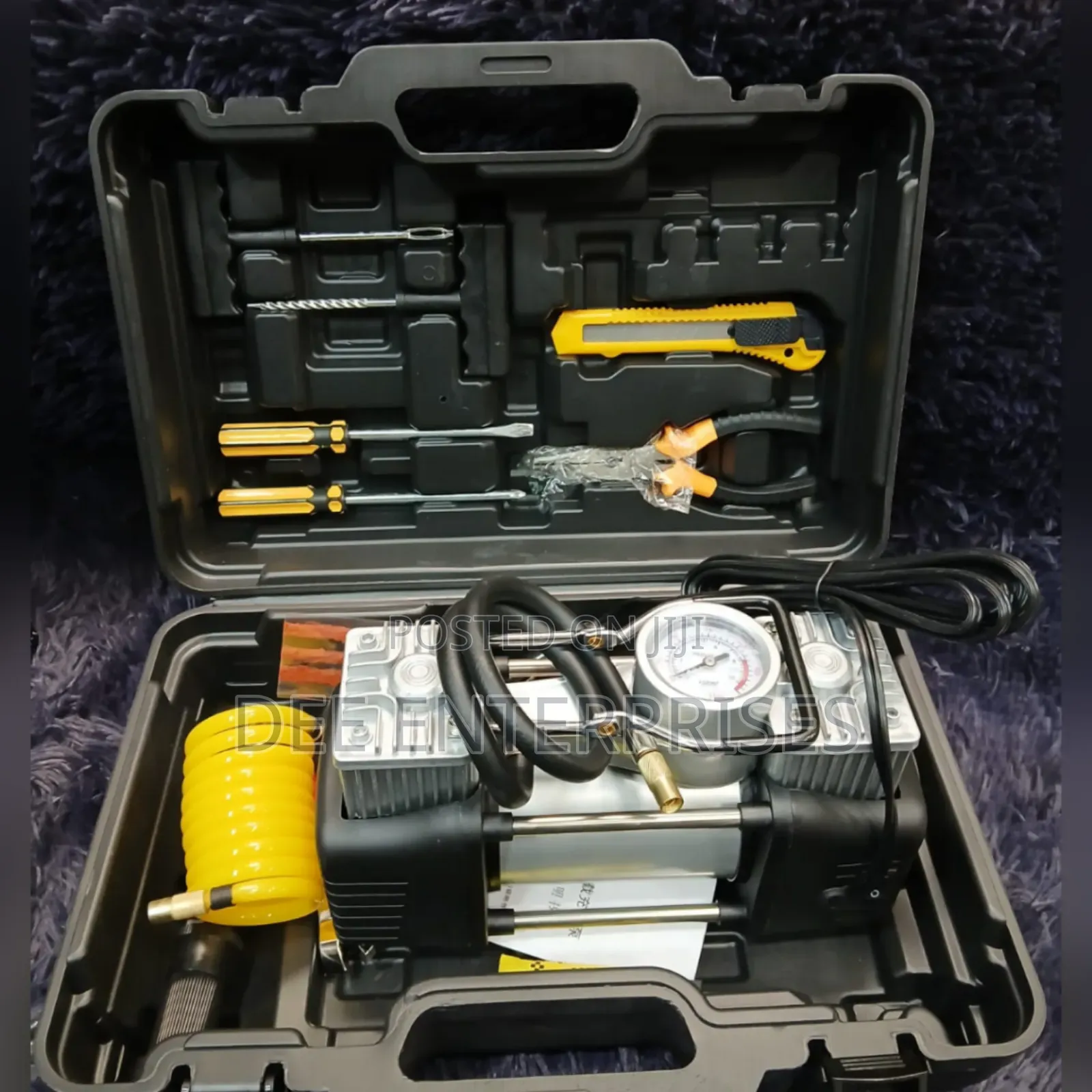 Air Compressor With Tools