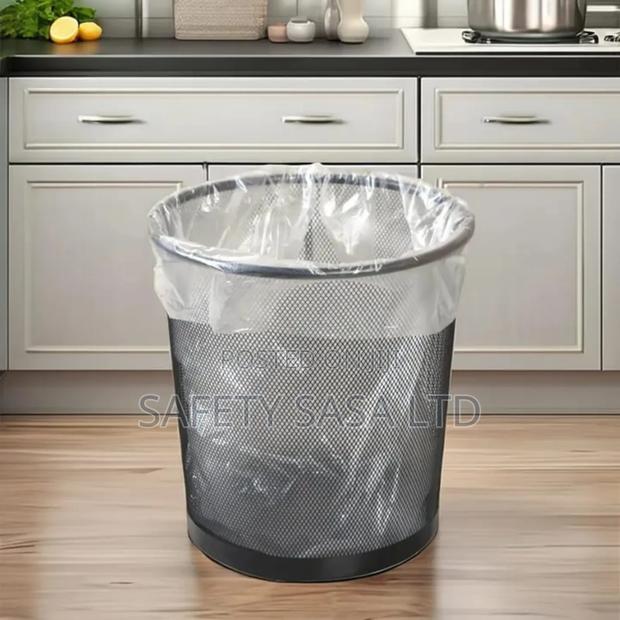 Metallic Mesh Dustbin - main view