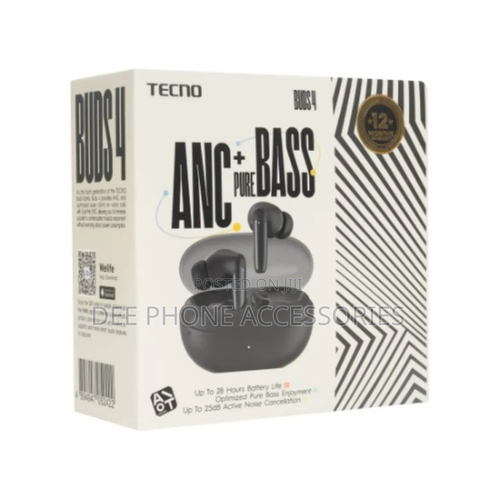 Tecno Buds 4 Bluetooth Earbuds