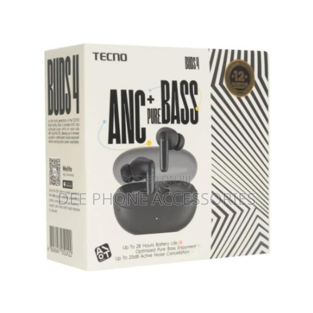 Tecno Buds 4 Bluetooth Earbuds - thumbnail 3