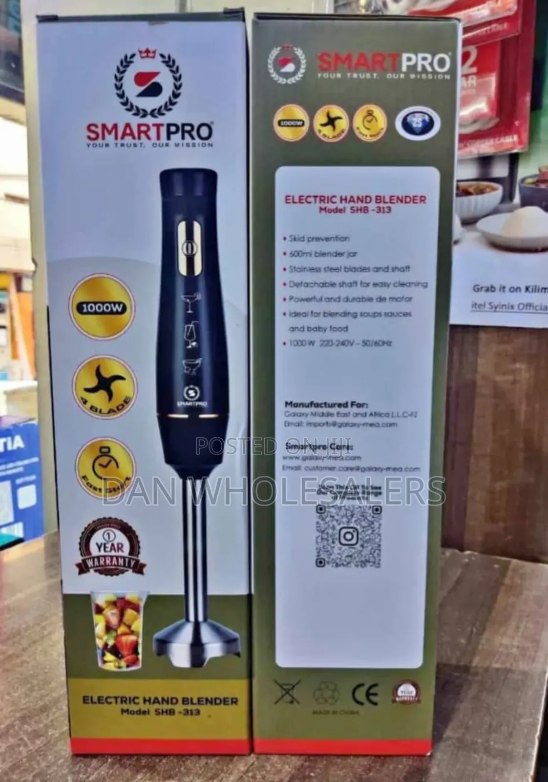 Electric Hand Blender 1000w – Smartpro SHB-313