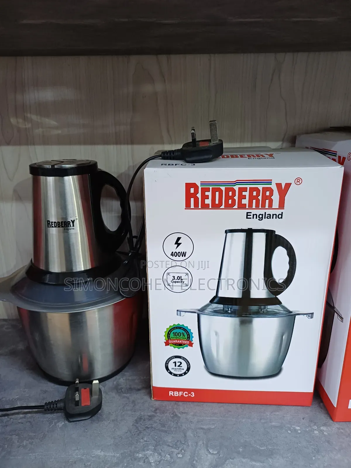 Redberry 3l Stainless Steel Food Chopper