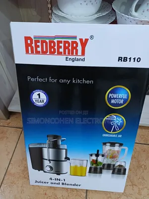 4 In 1 Redberry Juicer And Blender